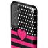 Polka Dots and Stripes Heart in Pink Galaxy S21 5G Pro Case