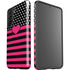 Polka Dots and Stripes Heart in Pink Galaxy S21 5G Pro Case