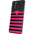 Polka Dots and Stripes Heart in Pink Galaxy S21 5G Skin
