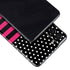Polka Dots and Stripes Heart in Pink Galaxy S21 Plus 5G Skin