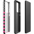 Polka Dots and Stripes Heart in Pink Galaxy S21 Ultra 5G Pro Case