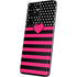 Polka Dots and Stripes Heart in Pink Galaxy S21 Ultra 5G Skin
