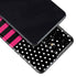 Polka Dots and Stripes Heart in Pink Galaxy S21 Ultra 5G Skin