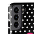Polka Dots and Stripes Heart in Pink Galaxy S22 Plus Pro Case