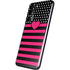 Polka Dots and Stripes Heart in Pink Galaxy S22 Skin