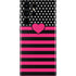 Polka Dots and Stripes Heart in Pink Galaxy S22 Ultra Skin