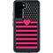 Polka Dots and Stripes Heart in Pink Galaxy S23 Plus Waterproof Case