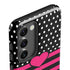 Polka Dots and Stripes Heart in Pink Galaxy S23 Pro Case