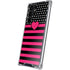 Polka Dots and Stripes Heart in Pink Galaxy S24 Ultra Clear Case
