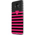 Polka Dots and Stripes Heart in Pink Galaxy S8 Plus Skin