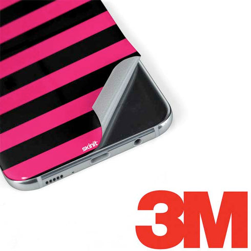 Polka Dots and Stripes Heart in Pink Galaxy S8 Plus Skin