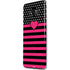 Polka Dots and Stripes Heart in Pink Galaxy S8 Skin