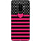 Polka Dots and Stripes Heart in Pink Galaxy S9 Plus Skin