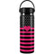 Polka Dots and Stripes Heart in Pink Hydro Flask 20oz Wide Mouth Skin