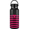 Polka Dots and Stripes Heart in Pink Hydro Flask 32oz Wide Mouth Skin
