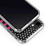 Polka Dots and Stripes Heart in Pink iPhone 11 Clear Case