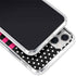 Polka Dots and Stripes Heart in Pink iPhone 11 Pro Clear Case