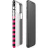 Polka Dots and Stripes Heart in Pink iPhone 11 Pro Lite Case