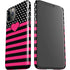 Polka Dots and Stripes Heart in Pink iPhone 11 Pro Lite Case