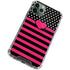 Polka Dots and Stripes Heart in Pink iPhone 11 Pro Max Clear Case