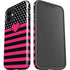 Polka Dots and Stripes Heart in Pink iPhone 12 Impact Case