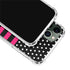 Polka Dots and Stripes Heart in Pink iPhone 12 Pro Clear Case