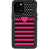 Polka Dots and Stripes Heart in Pink iPhone 12 Pro Max Waterproof Case