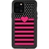 Polka Dots and Stripes Heart in Pink iPhone 12 Pro Waterproof Case