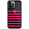 Polka Dots and Stripes Heart in Pink iPhone 13 Pro Cargo Case