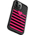 Polka Dots and Stripes Heart in Pink iPhone 13 Pro Cargo Case