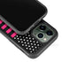 Polka Dots and Stripes Heart in Pink iPhone 13 Pro Cargo Case