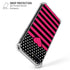Polka Dots and Stripes Heart in Pink iPhone 7/8 Plus Clear Case