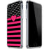 Polka Dots and Stripes Heart in Pink iPhone SE (2nd & 3rd Gen) Clear Case