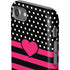 Polka Dots and Stripes Heart in Pink iPhone SE (2nd & 3rd Gen) Pro Case