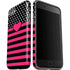 Polka Dots and Stripes Heart in Pink iPhone SE (2nd & 3rd Gen) Pro Case