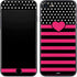 Polka Dots and Stripes Heart in Pink iPhone SE (2nd & 3rd Gen) Skin