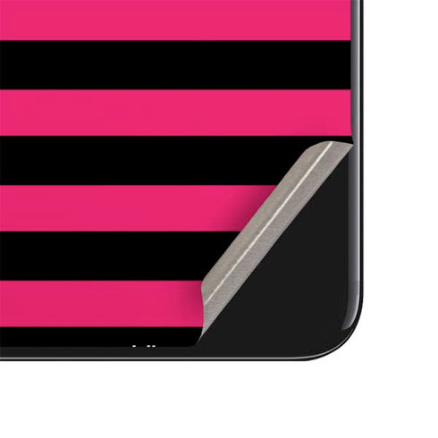Polka Dots and Stripes Heart in Pink iPhone SE (2nd & 3rd Gen) Skin