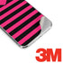 Polka Dots and Stripes Heart in Pink iPhone X Skin