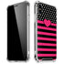 Polka Dots and Stripes Heart in Pink iPhone XS Max Clear Case