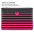 Polka Dots and Stripes Heart in Pink MacBook Pro 15in (2016-19) Case plus Skin