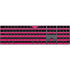 Polka Dots and Stripes Heart in Pink Magic Keyboard with Numeric Keypad Skin