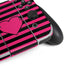 Polka Dots and Stripes Heart in Pink Nintendo Switch OLED (2021) Skin