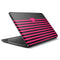 Polka Dots and Stripes Heart in Pink HP Notebook Skin
