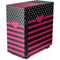 Polka Dots and Stripes Heart in Pink NZXT H510 Compact ATX Mid-Tower Case Skin