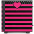 Polka Dots and Stripes Heart in Pink NZXT H510 Compact ATX Mid-Tower Case Skin