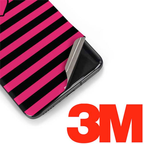 Polka Dots and Stripes Heart in Pink OnePlus 7 Pro Skin