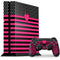 Polka Dots and Stripes Heart in Pink PS4 Console and Controller Bundle Skin