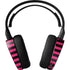 Polka Dots and Stripes Heart in Pink SteelSeries Arctis 3 Skin