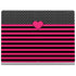 Polka Dots and Stripes Heart in Pink Surface Book 2 13.5in Skin