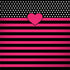 Polka Dots and Stripes Heart in Pink Surface Book 2 15in Skin